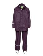 Basic Rainwear Set -Solid Pu CeLaVi Purple