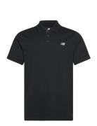 Cotton Polo New Balance Black