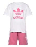 Short Tee Set Adidas Originals Pink