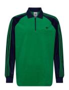 Velour Polo Adidas Originals Green