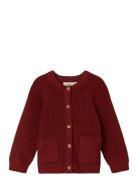 Nmfemlen Lis Ls Knit Card Lil Lil'Atelier Burgundy