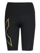 Light Speed Mid-Rise Compression Shorts 2XU Black