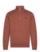 Half Zip Sweatshirt Fred Perry Red