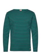 Breton Striped Shirt Héritage Armor Lux Green