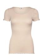 Rmwbalta Modal Ss T-Shirt RM By Rosemunde Beige