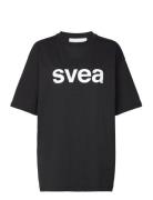 Smaustin Boxy Logo Ss T-Shirt Svea Black