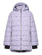 Jacket - Quilt - Long - Aop Color Kids Purple