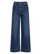 Nuparis Jeans Cropped Med Blue Nümph Blue