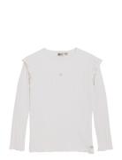 T-Shirt Ls Fancy Rib Daily 7 White