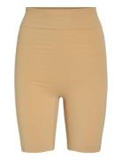 Vimacie Hw Seamless Shorts Vila Beige