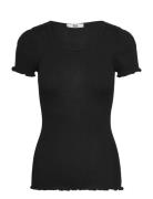 Rmwbalta Modal Ss T-Shirt RM By Rosemunde Black