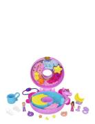 Sparkle Cove Adventure Unicorn Floatie Compact Polly Pocket Patterned