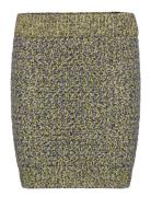 Norma Mouline Knit Mini Skirt WOOD WOOD Yellow