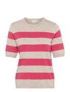 Kalizza Striped Knit Kaffe Beige