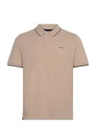 Tipping Ss Pique Polo GANT Beige