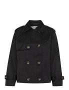 Miramw Short Trenchcoat My Essential Wardrobe Black