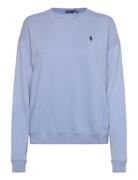 Lightweight Fleece Crewneck Pullover Polo Ralph Lauren Blue