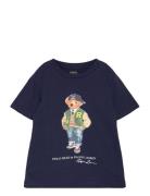 Polo Bear Cotton Jersey Tee Ralph Lauren Kids Navy