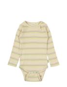 Body L/S Modal Multi Striped Petit Piao Patterned