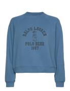 Polo Bear Over Fleece Crewneck Polo Ralph Lauren Blue