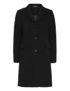 Wool-Blend Herringb Coat Lauren Ralph Lauren Black