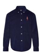 Polo Bear Corduroy Shirt Ralph Lauren Kids Navy