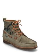 Ranger Mid Camo Suede Boot Polo Ralph Lauren Green