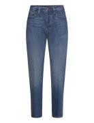 High-Rise Relaxed Straight Crop Jean Polo Ralph Lauren Blue