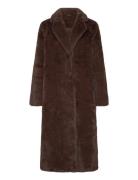 Faux-Fur Coat Lauren Ralph Lauren Brown