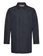 Water Repellent Mac Coat Lindbergh Black Navy