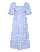 Cheri Dot Dress A-View Blue