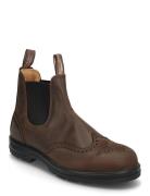 Bl 2444 Elastic Sided Brogue Boot Blundst Brown