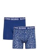 Bamboo Cotton Blend Boxer 2P Björn Borg Blue