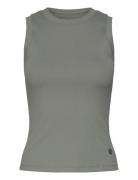 Ace Pocket Ribbed Tank Top Björn Borg Khaki