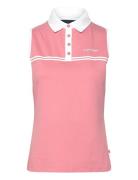 Bellevue S/Less Polo Calvin Klein Golf Pink