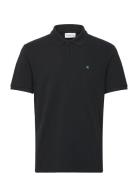 Ss Monogram Pique Polo Calvin Klein Jeans Black