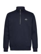 Standard Half Zip Logo Sweat Mads Nørgaard Navy