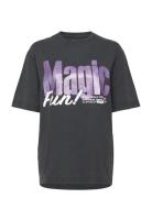 Cotton Jersey Dassel Tee Mads Nørgaard Black