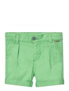 Satin Bermuda Shorts Boboli Green