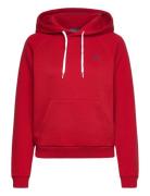 Shrunken Fit Fleece Hoodie Polo Ralph Lauren Red