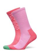 Ragna Hiking Sock 2Pk Kari Traa Pink