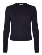 Rmwsandra Ls Cardigan RM By Rosemunde Navy