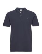 Toke Basic Badge Polo - Gots/Vegan Knowledge Cotton Apparel Navy