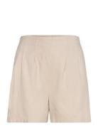 Vmjesmilo Hw Shorts Wvn Ga Noos Vero Moda Beige