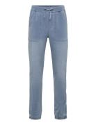 Fleece Denim Trousers Boboli Blue