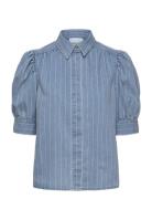 Mspria Short Sleeve Shirt Minus Blue