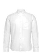 Classic-Fit Linen Shirt Mango White