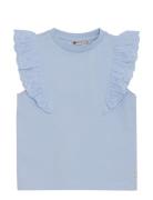 T-Shirt Ruffle Daily 7 Blue