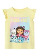 Nmfmedis Gabby Ss Top Box Sky Name It Yellow