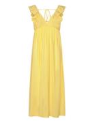 Vmjosie Sl Ankle Frill Dress Wvn Ga Vero Moda Yellow